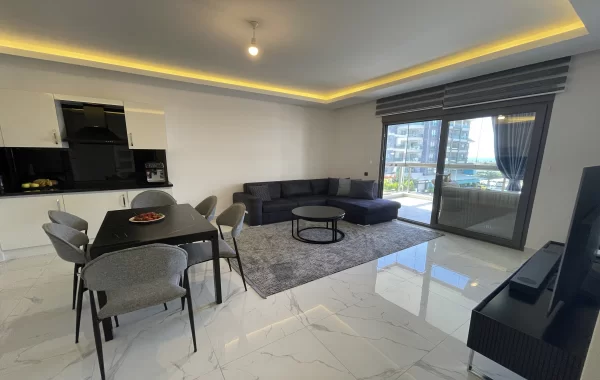 Modern-Living Resale Apartment with Sea View & Close to Beach in Kestel, Alanya